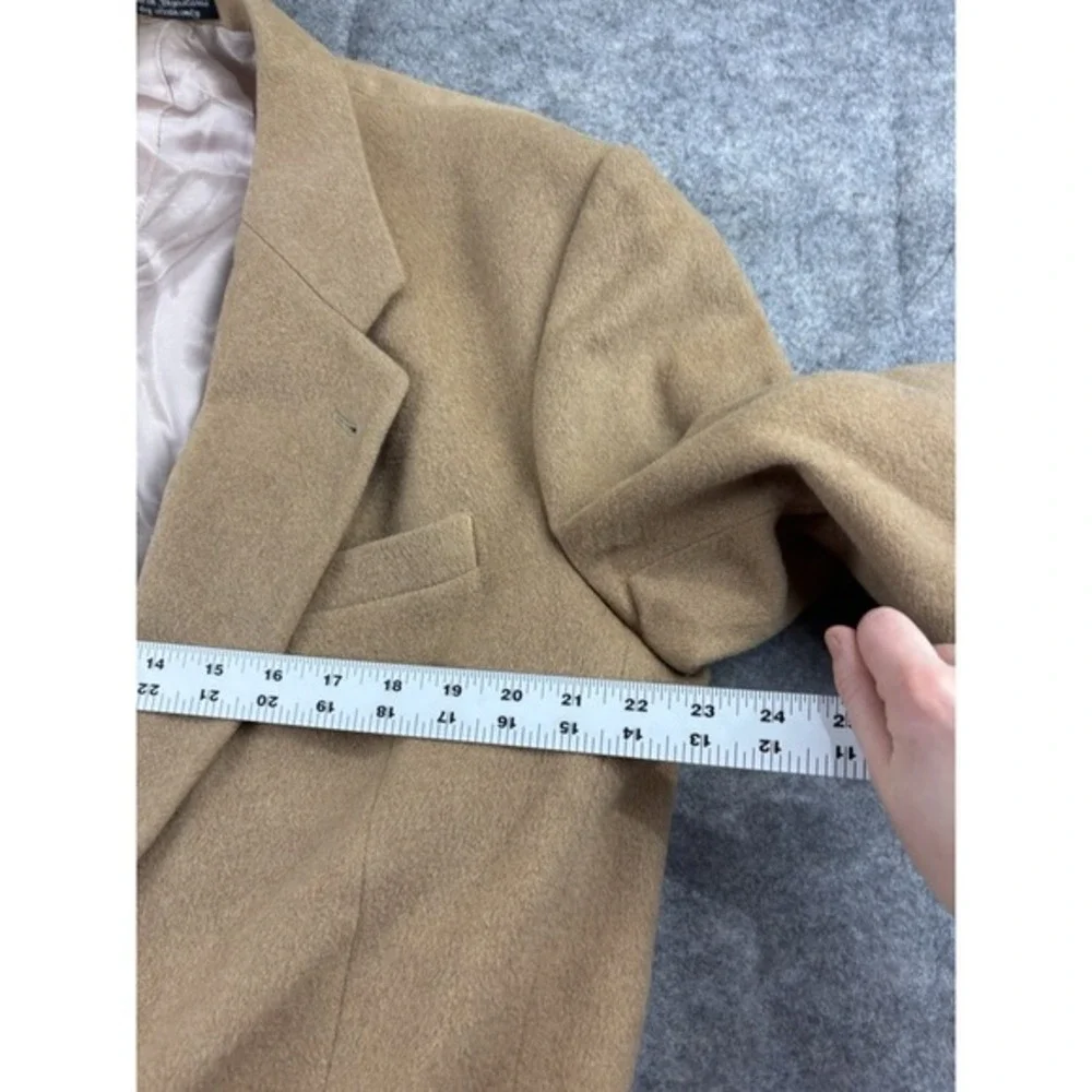 Christian Aujard Mens 46 R Tan Wool Camel Hair Blend Sport Coat Blazer‎ VTG
